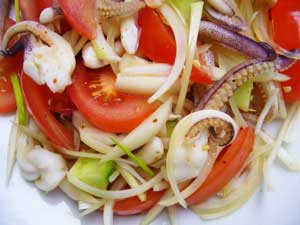 spicy squid salad
